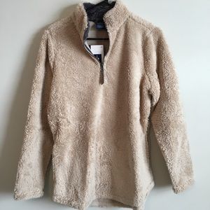 Tan Fleece Pullover